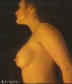 Demi Moore posing topless