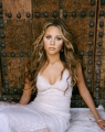 Amanda Bynes in the white dress