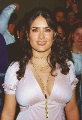 Salma Hayek wearing hot dress with plunging neckline