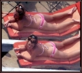 Britney sunbathing