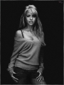 Jessica Alba wearing  sexy sweater with nice neckline