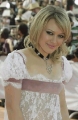 Hilary Duff wearing nice dress
